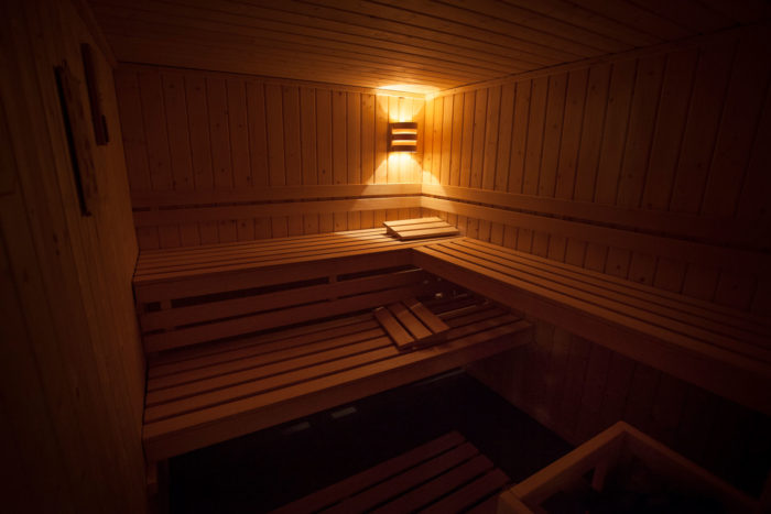 centre sportif du Dévoluy: le sauna