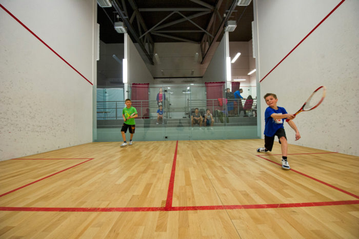 squash au centre sportif du Dévoluy