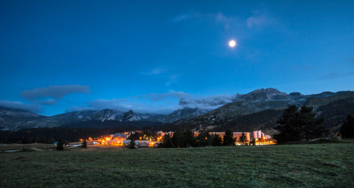 Superdévoluy vue de nuit