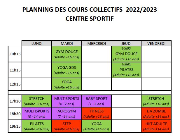 Planning-cours-CENTRE-SPORTIF-2022-2023